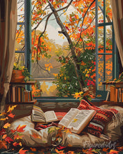 Laden Sie das Bild in den Galerie-Viewer, Diamond Painting - Gemütliches Herbstlesen