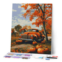 Laden Sie das Bild in den Galerie-Viewer, Diamond Painting - Vintage-LKW im Herbst