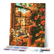 Laden Sie das Bild in den Galerie-Viewer, Diamond Painting - Herbstfensterblick