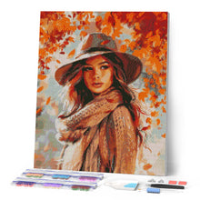 Laden Sie das Bild in den Galerie-Viewer, Diamond Painting - Dame der Herbstwinde