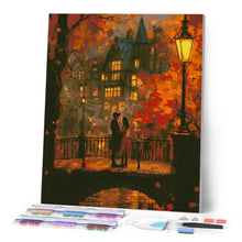Laden Sie das Bild in den Galerie-Viewer, Diamond Painting - Liebesabend im Herbst