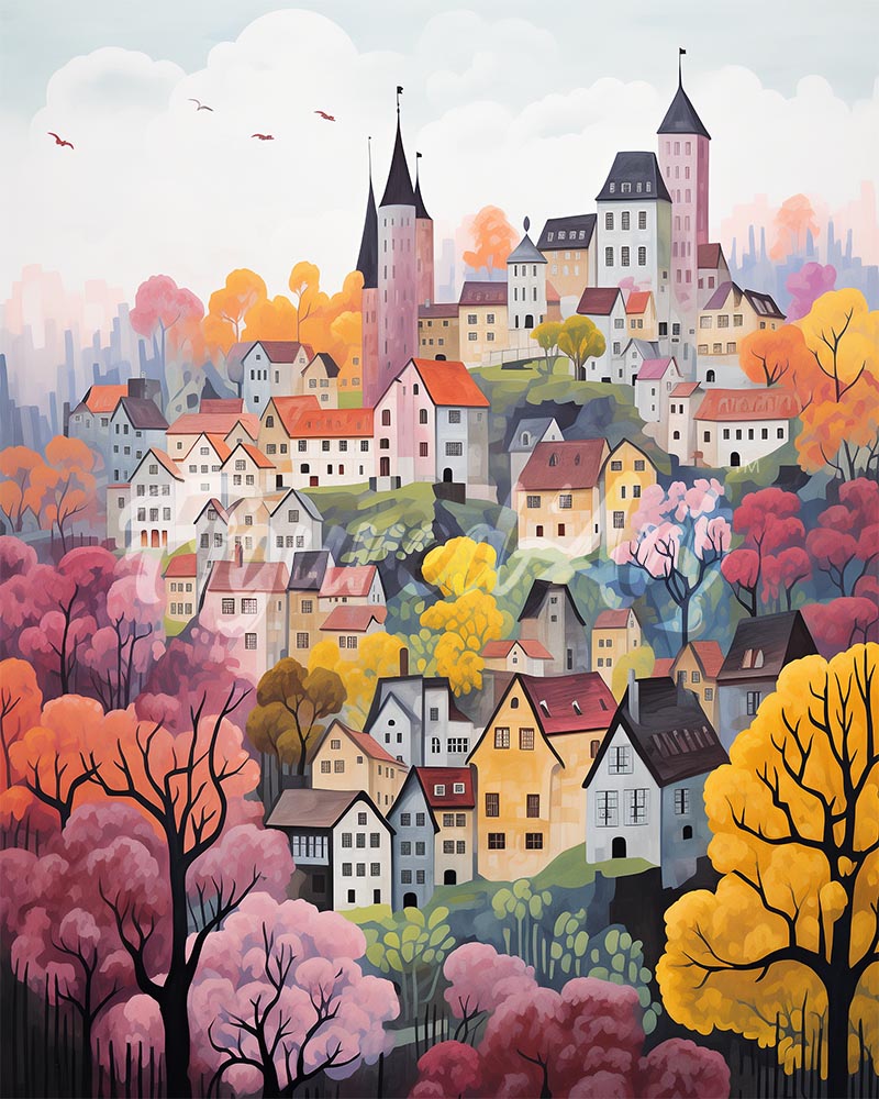 Diamond Painting - Violettes Traumdorf