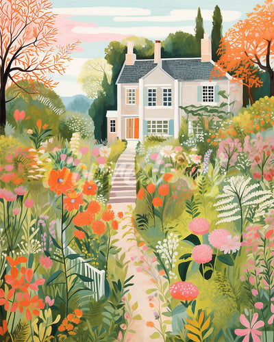 Diamond Painting - Gartenvilla