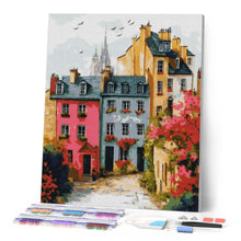 Laden Sie das Bild in den Galerie-Viewer, Diamond Painting - Farbenfrohe Altstadt