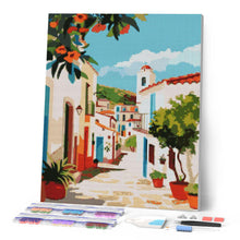 Laden Sie das Bild in den Galerie-Viewer, Diamond Painting - Mittelmeer-Gasse