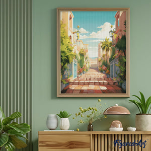 Diamond Painting - Küstentreppe