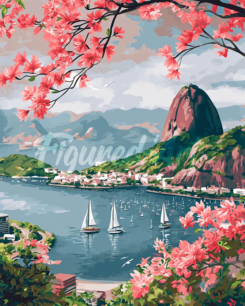Diamond Painting - Hafen von Rio de Janeiro