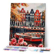 Laden Sie das Bild in den Galerie-Viewer, Diamond Painting - Grachten von Amsterdam