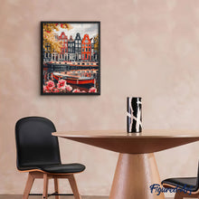 Laden Sie das Bild in den Galerie-Viewer, Diamond Painting - Grachten von Amsterdam