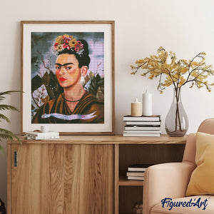 Diamond Painting - Frida - Selbstbildnis, Dr. Eloesser gewidmet