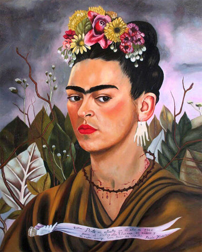 Diamond Painting - Frida - Selbstbildnis, Dr. Eloesser gewidmet