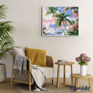 Diamond Painting - Tropische Traumlagune