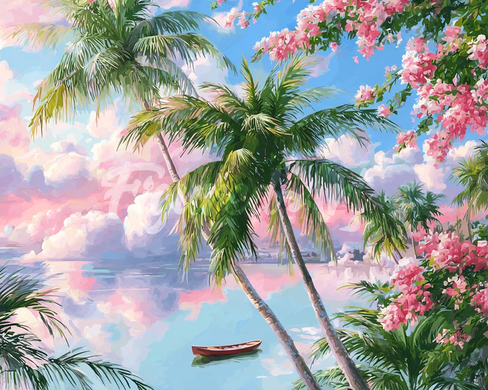 Diamond Painting - Tropische Traumlagune