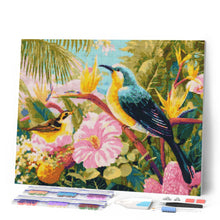 Laden Sie das Bild in den Galerie-Viewer, Diamond Painting - Tropische Gartenvögel