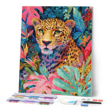 Laden Sie das Bild in den Galerie-Viewer, Diamond Painting - Tropischer Leopard