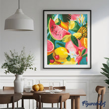Laden Sie das Bild in den Galerie-Viewer, Diamond Painting - Tropischer Fruchtmix