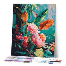 Laden Sie das Bild in den Galerie-Viewer, Diamond Painting - Dschungelblüten