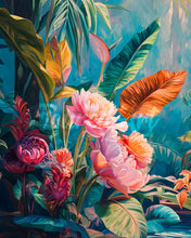 Laden Sie das Bild in den Galerie-Viewer, Diamond Painting - Dschungelblüten