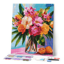 Laden Sie das Bild in den Galerie-Viewer, Diamond Painting - Strahlender Blumenstrauß