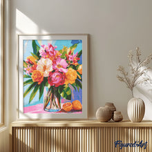 Laden Sie das Bild in den Galerie-Viewer, Diamond Painting - Strahlender Blumenstrauß