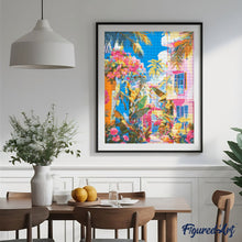 Laden Sie das Bild in den Galerie-Viewer, Diamond Painting - Tropische Nachbarschaft