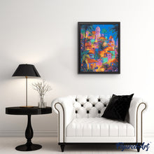 Laden Sie das Bild in den Galerie-Viewer, Diamond Painting - Tropische Traumstadt