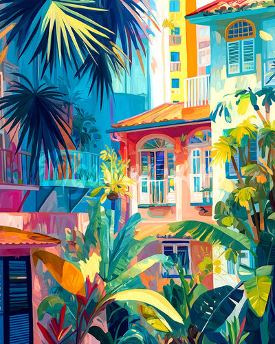 Diamond Painting - Urbaner Dschungel