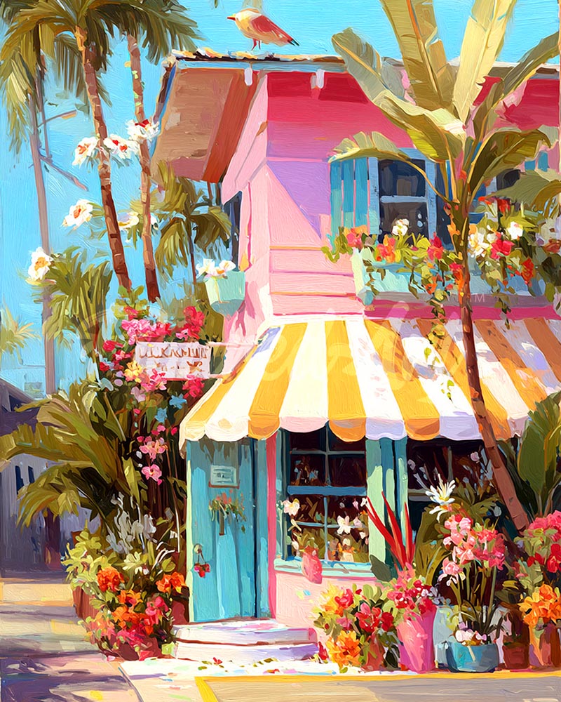 Diamond Painting - Tropischer Florist