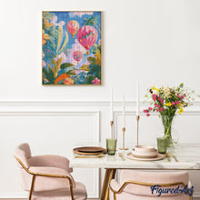 Laden Sie das Bild in den Galerie-Viewer, Diamond Painting - Dschungel-Heißluftballons