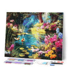 Laden Sie das Bild in den Galerie-Viewer, Diamond Painting - Blumensee