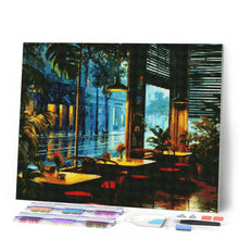 Laden Sie das Bild in den Galerie-Viewer, Diamond Painting - Regentag-Café