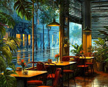 Laden Sie das Bild in den Galerie-Viewer, Diamond Painting - Regentag-Café