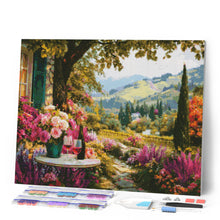 Laden Sie das Bild in den Galerie-Viewer, Diamond Painting - Wein am Gartenrand