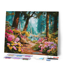 Laden Sie das Bild in den Galerie-Viewer, Diamond Painting - Wildblumenbach