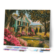 Laden Sie das Bild in den Galerie-Viewer, Diamond Painting - Blühende Gartenveranda