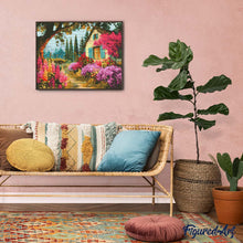 Laden Sie das Bild in den Galerie-Viewer, Diamond Painting - Lebendiger Vorgarten