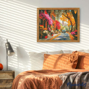 Diamond Painting - Städtische Gartenallee