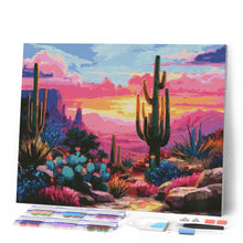 Laden Sie das Bild in den Galerie-Viewer, Diamond Painting - Bunte Wüstenlandschaft