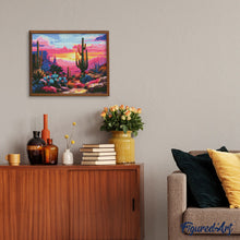 Laden Sie das Bild in den Galerie-Viewer, Diamond Painting - Bunte Wüstenlandschaft