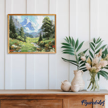 Laden Sie das Bild in den Galerie-Viewer, Diamond Painting - Gletscherbach