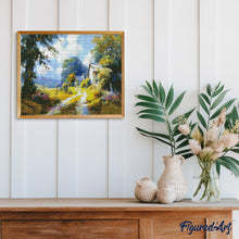 Laden Sie das Bild in den Galerie-Viewer, Diamond Painting - Blühender Landweg