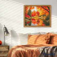 Laden Sie das Bild in den Galerie-Viewer, Diamond Painting - Goldene Herbstbäume
