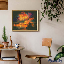Laden Sie das Bild in den Galerie-Viewer, Diamond Painting - Familie und Feuerwerk