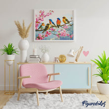 Laden Sie das Bild in den Galerie-Viewer, Diamond Painting - Die Band der Singvögel