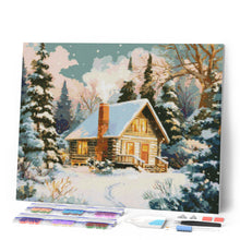 Laden Sie das Bild in den Galerie-Viewer, Diamond Painting - Winterhütte