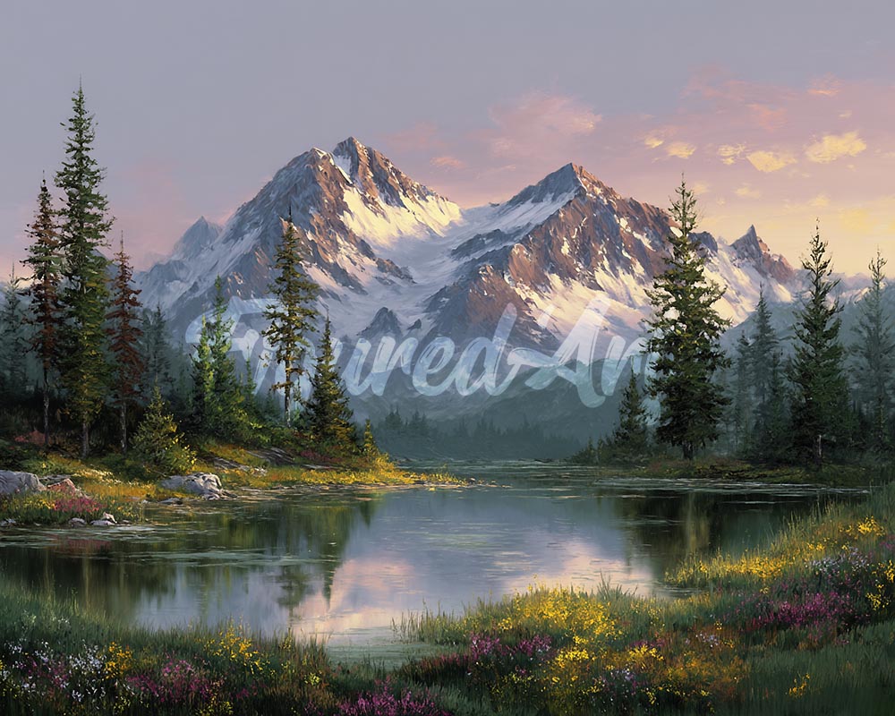 Diamond Painting - Alpensee