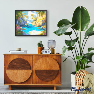 Diamond Painting - Die Blütenbucht