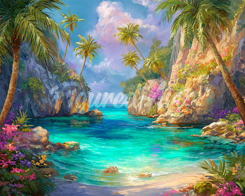 Diamond Painting - Die Blütenbucht