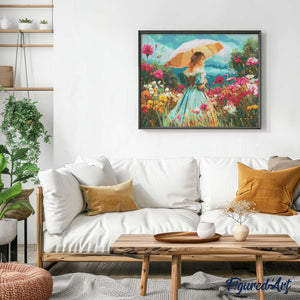 Diamond Painting - Dame der Wildblumen