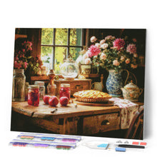 Laden Sie das Bild in den Galerie-Viewer, Diamond Painting - Hausgemachter Apfelkuchen